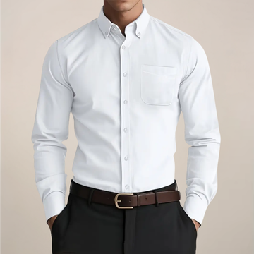 Men’s Long Sleeve Everyday Shirt – Classic Button-Up for Work or Weekend