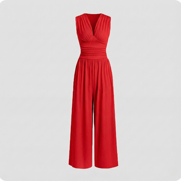 Women’s Sleeveless Jumpsuit – Flattering Fit for Effortless Elegance