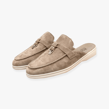 Women's Suede Mule Loafers