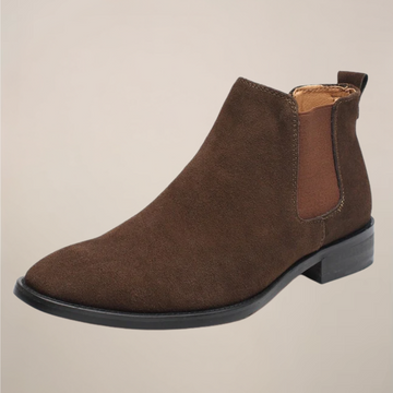Men’s Chelsea Boots – Elegant Beige Ankle Design