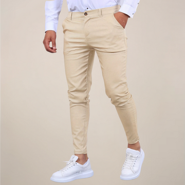 Men’s Skinny-Fit Chino Trousers – Sleek, Modern Cut for Smart Everyday Style