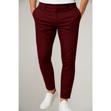 Men’s Tailored Trousers – Classic Flat-Front Workwear