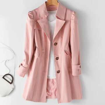 Women’s Casual Trench Coat – Timeless Everyday Layer