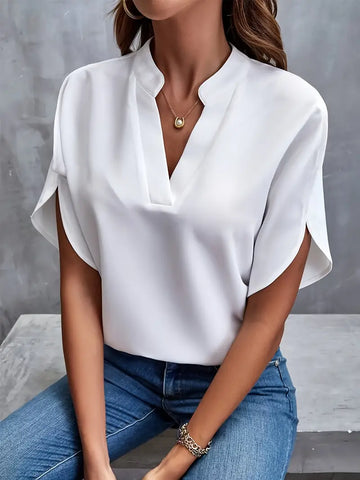Women’s Relaxed Lightweight Blouse – Elegant Spring Top with Flowing Fit